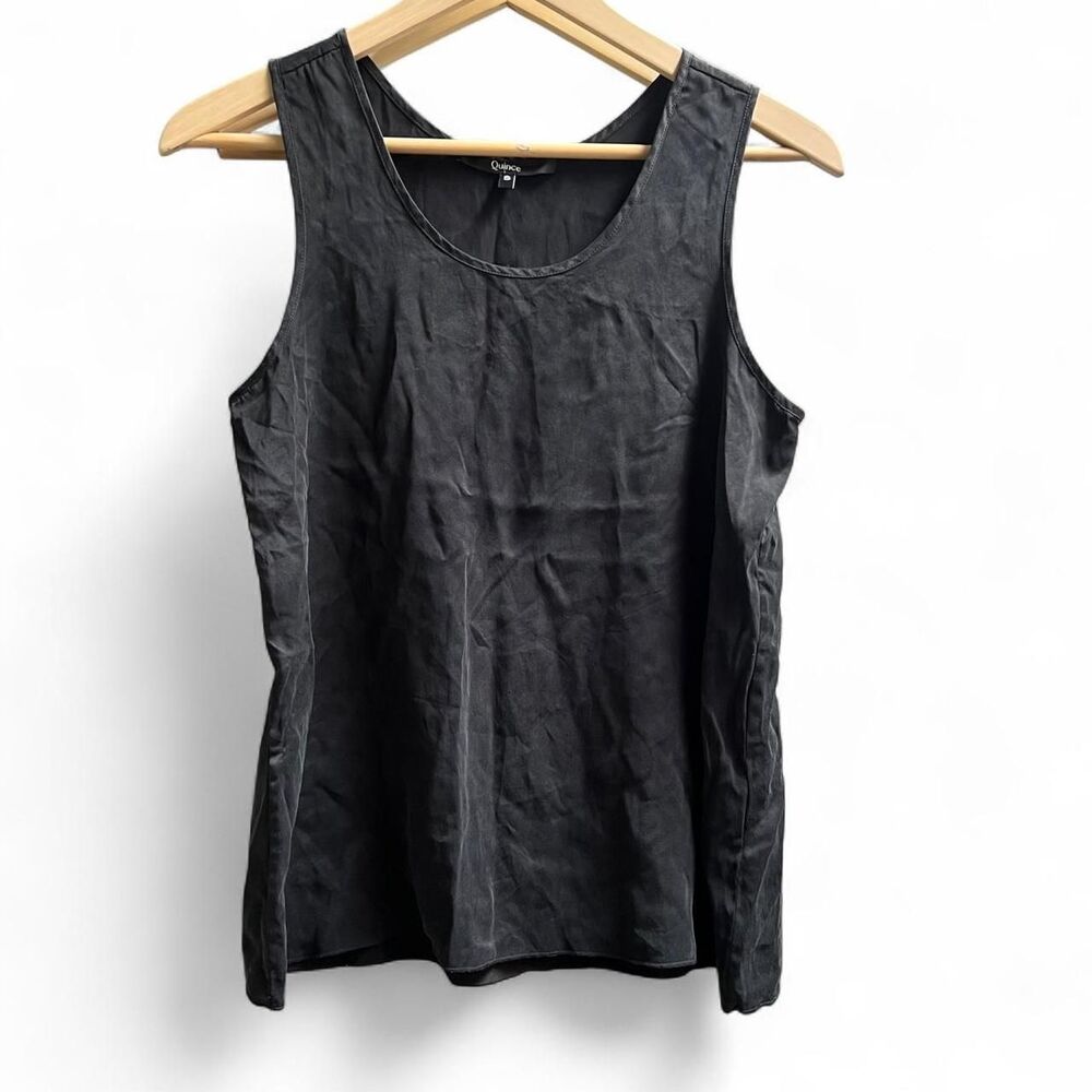 Quince Women's Black and Grey Vest